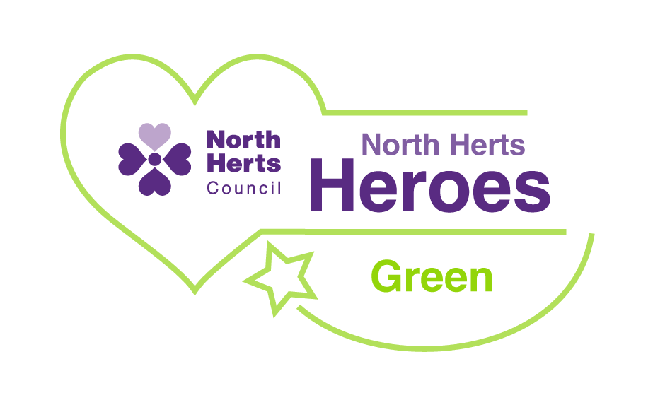 North Herts Heroes - Green logo