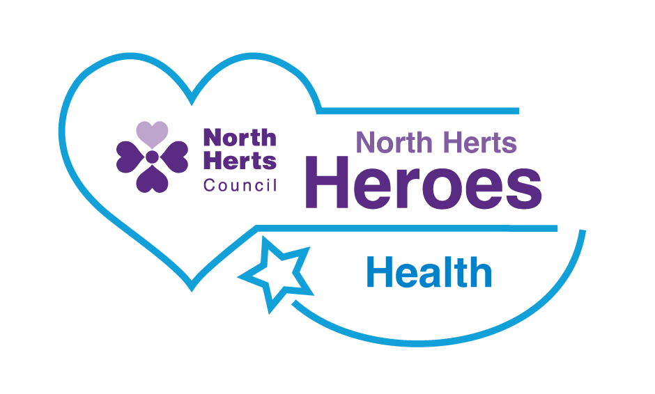 North Herts Heroes - Health Logo