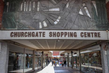 Churchgate Shopping Centre in Hitchin