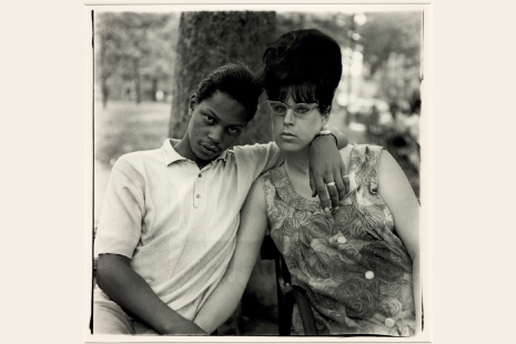 One of Arbus' photos: A young man and his pregnant wife